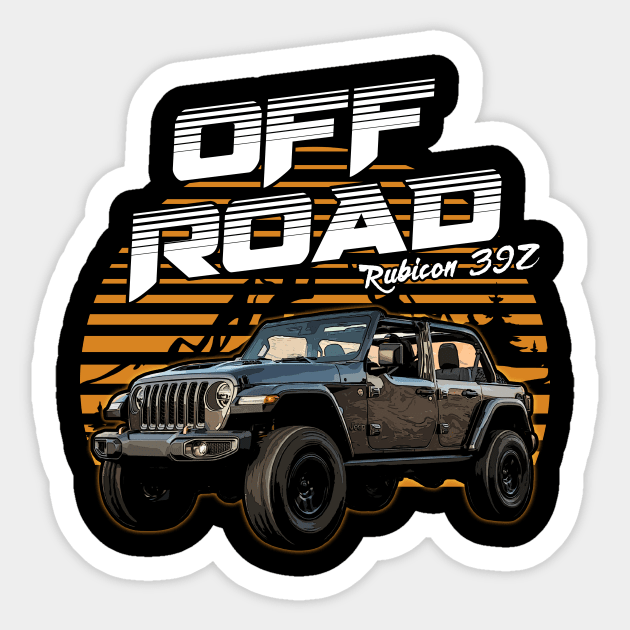 Jeep Wrangler Rubicon 392 jeep car offroad name Sticker by Madisen Harvey